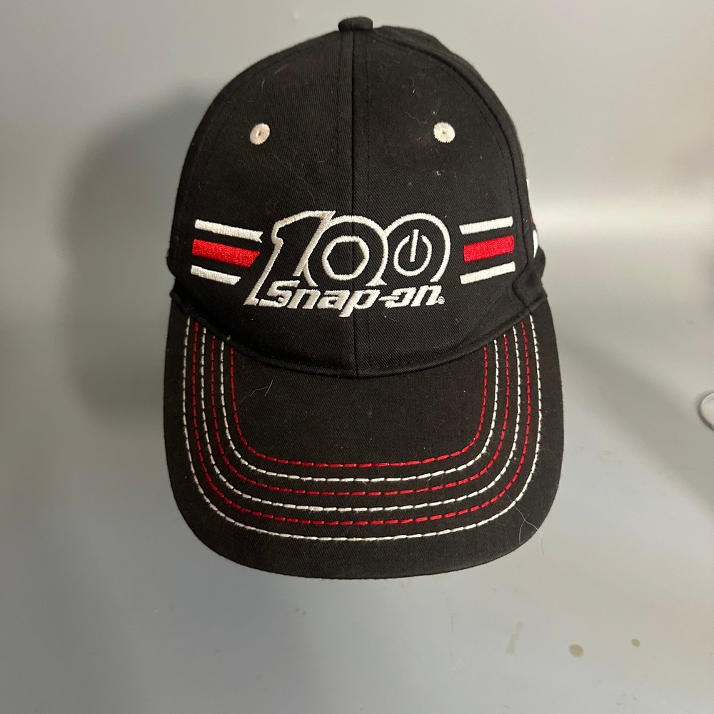 Snap-on Tools 100th Anniversary Hat 1920-2020 Black Red Embroidered Choko Cap